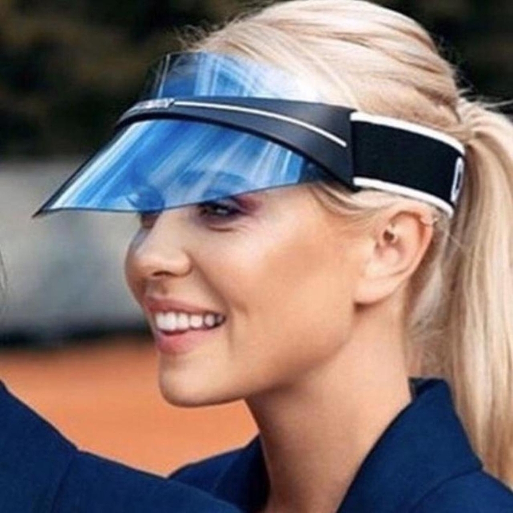 Dior Sleek Black Sun Visor